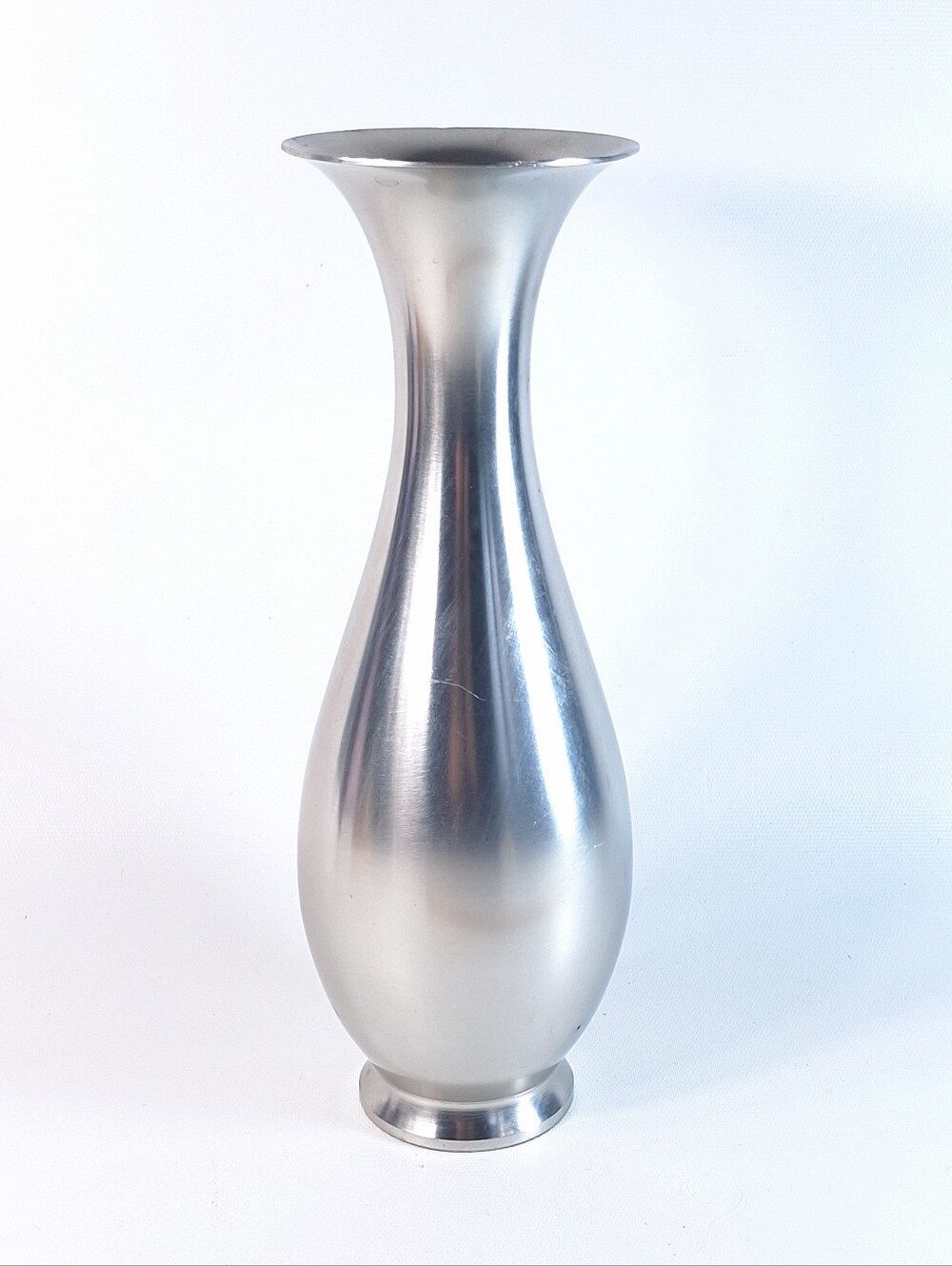 Vintage Metawa Holland Real Pewter Vase 94% Mid-Century Modern Tiel Dutch